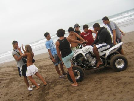 une partie de la bandee